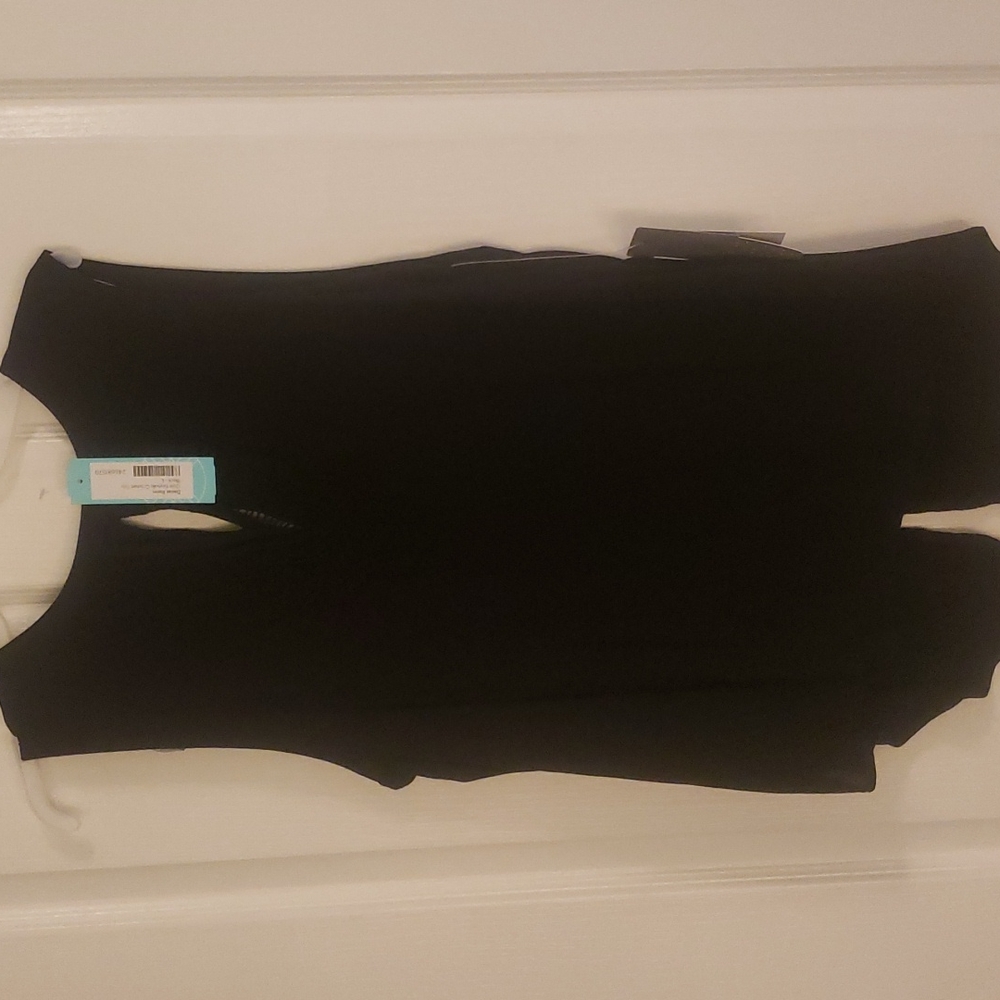 Black tank top